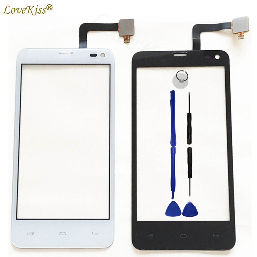 IQ4416 Front Panel For Fly Era Life 5 IQ 4416 IQ4416 Touch Screen Sensor LCD Display Digitizer Glass Cover TP Replacement Tools