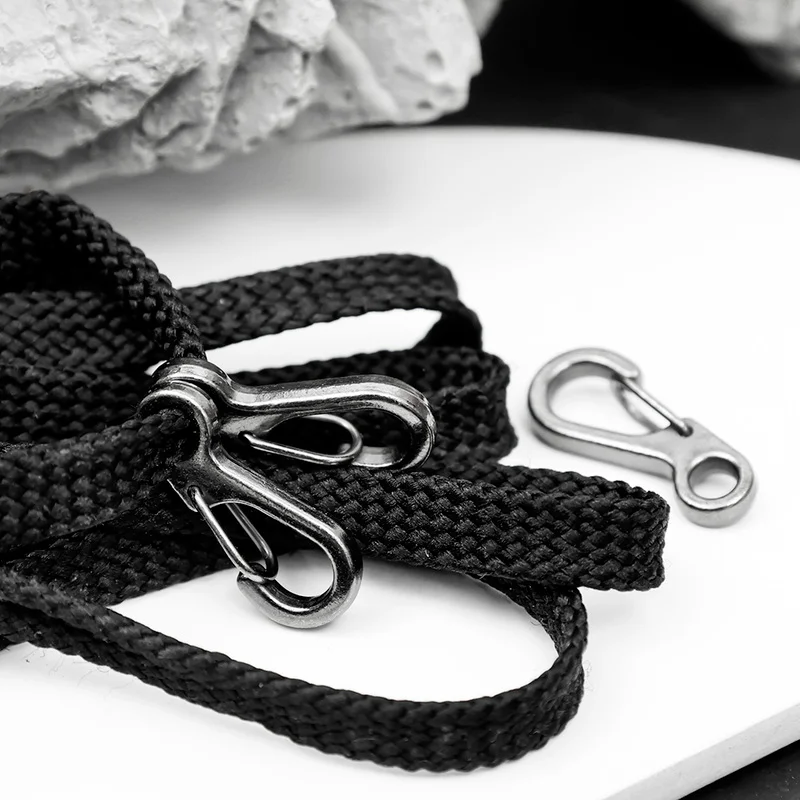 Fermoirs à ressort en métal, anneau torique, mousqueton ouvrable, porte-clés, anneaux, Clips de sac, crochet, chaîne de chien, connecteur de boucles pour bijoux à faire soi-même