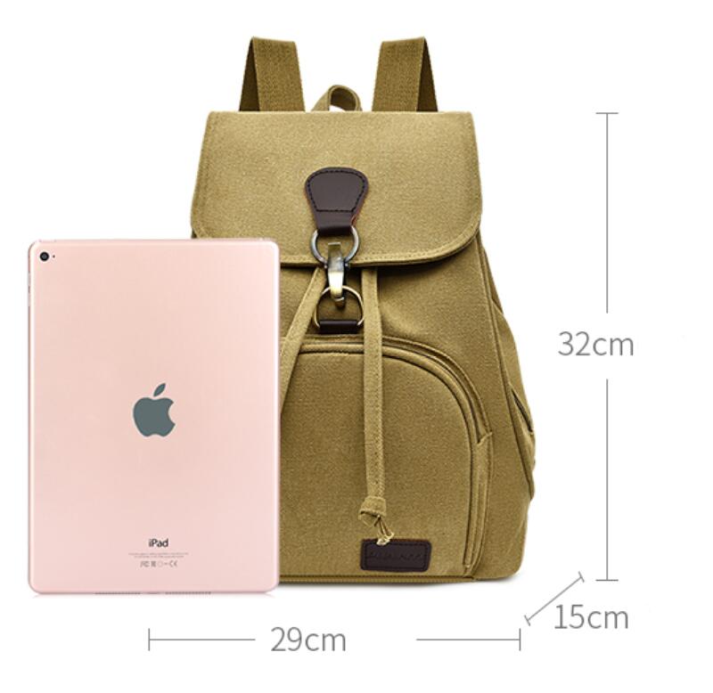 Mannen canvas rugzakken vintage schooltas voor tienermeisjes retro college student mannelijke schooltassen stoffen rugzak