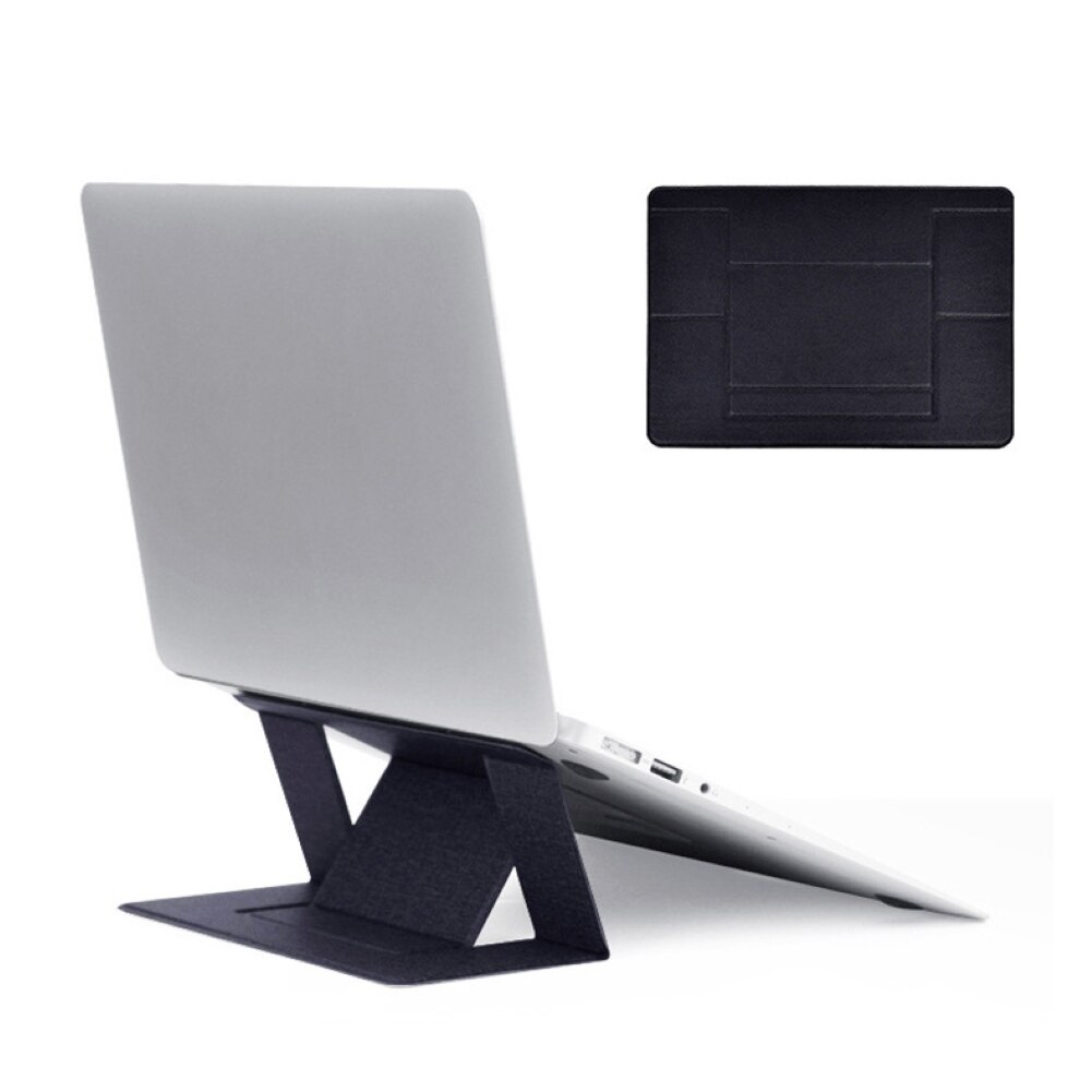 Draagbare Verstelbare Laptop Stand Laptop Pad Adhesive Onzichtbare Vouwen Beugel Tablet Houder Voor Macbook Laptop