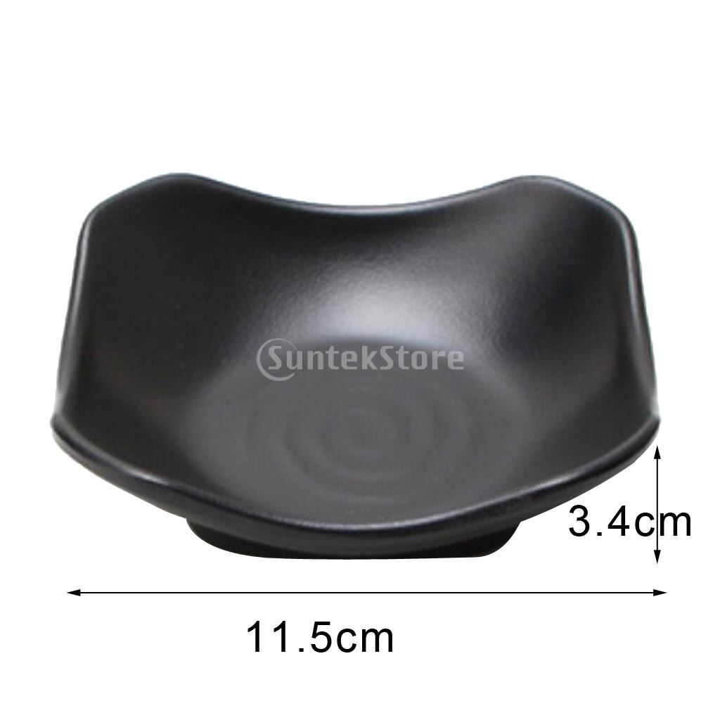 Bols japonais de trempage à Sushi et Sauce soja, assiettes de dégustation, soucoupes, bol de saveur, collations, noix, bouchées