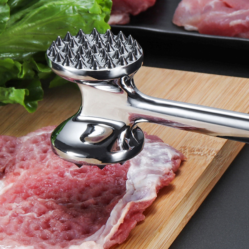 Steak Rundvlees Tenderizing Vleesvermalser Zware Vlees Mallet Pounder Tool Dubbelzijdig Vlees Hamer