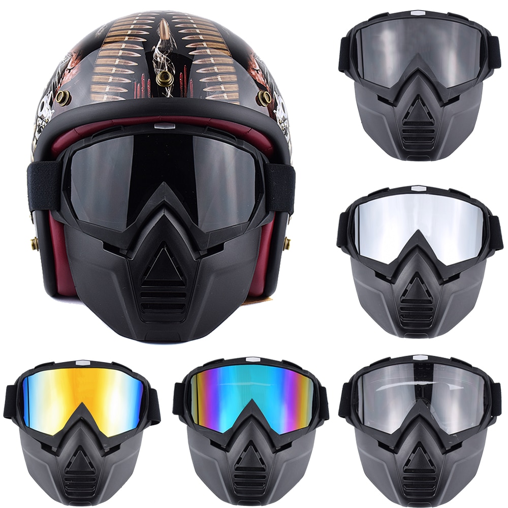 Motorcykel briller vindtæt udendørs sports maske briller aftagelige modulære motocross briller lunette moto