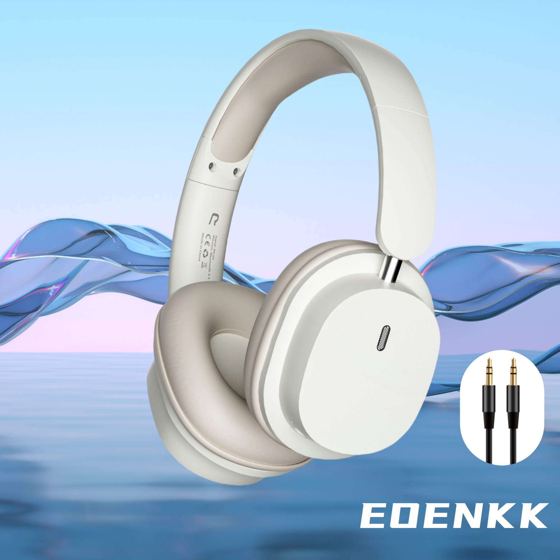 EOENKK T2 Bluetooth Wireless Earphone ENC Noise Canceling TYPE-C Headset Gamer Girl Headband Headphones Blutooth Sport Handfree