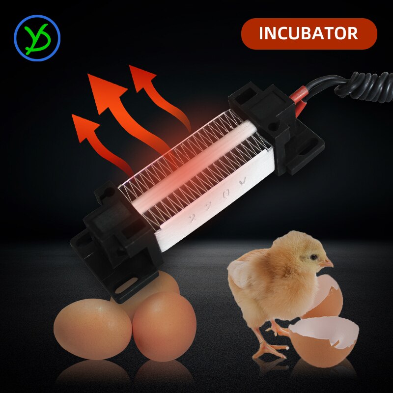 Insulated PTC ceramic air heater Electric heater 100W 12V 98*32mm