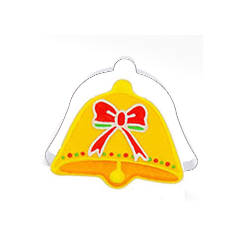 Christmas Cookie Cutter Biscuit Mold Cooking Tools Christmas Theme Metal Cutters Mould Snowflake Snowm Christmas Tree Cut: 2