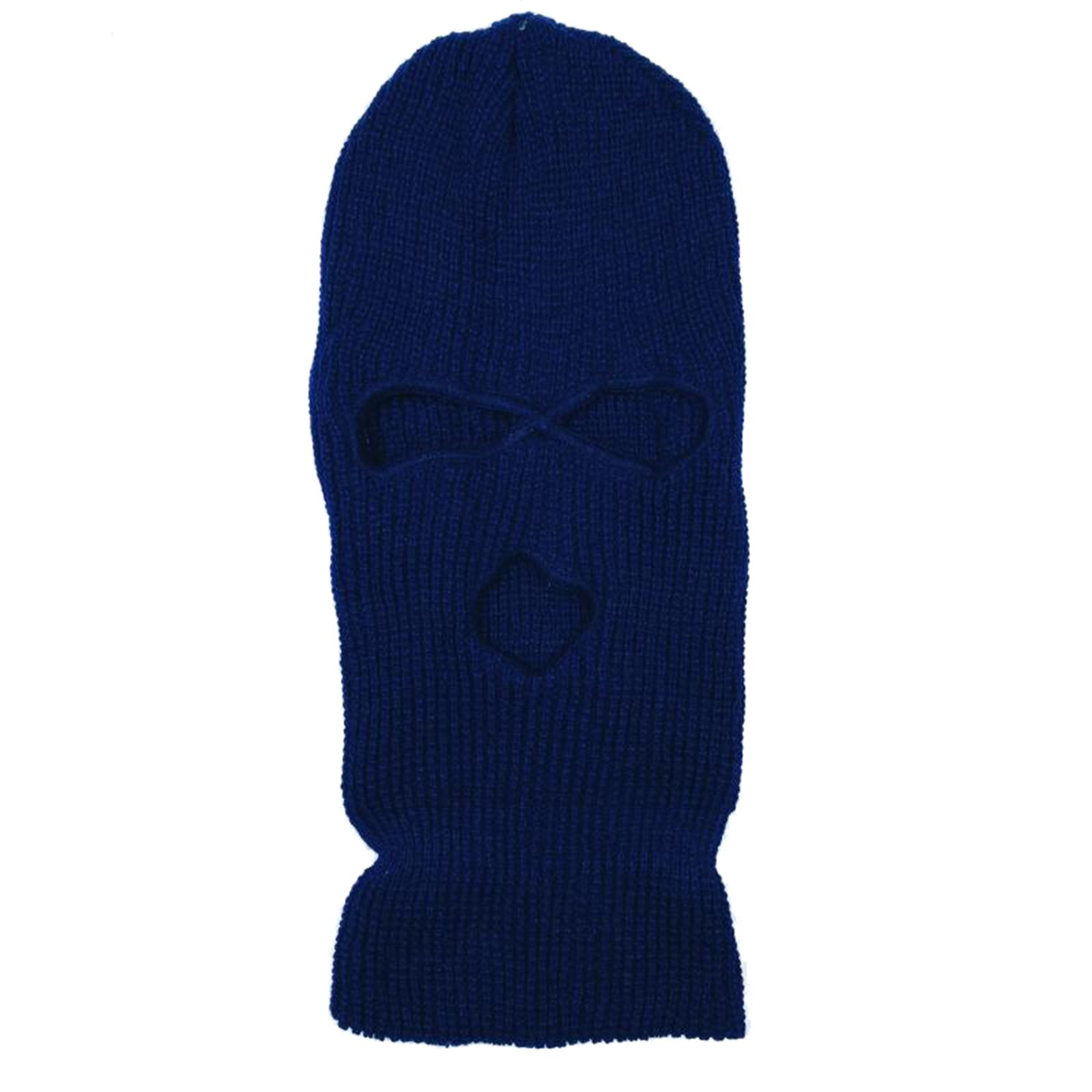 Men Knit Ski Face-Cover Winter Balaclavas Winter Outdoor Sports Full Face Mask ENA88: Sky Blue
