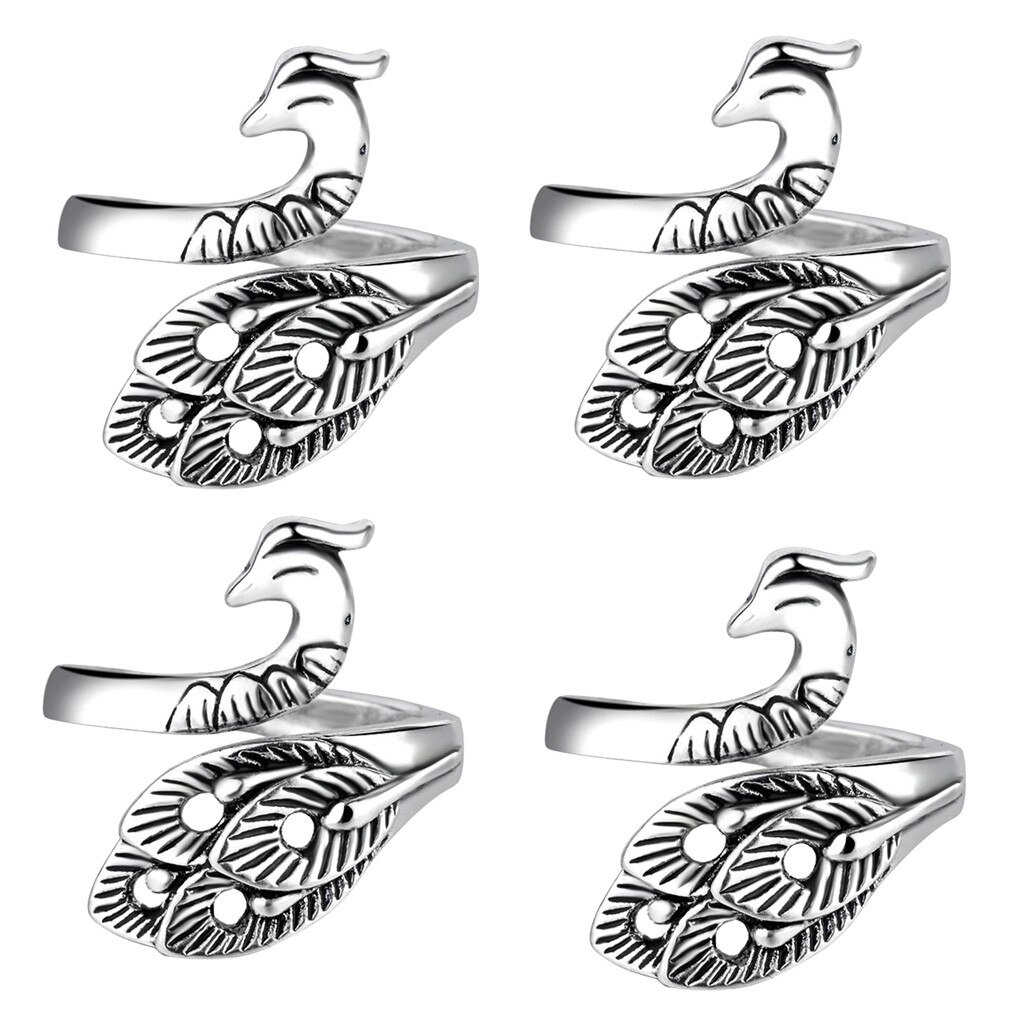 Verstelbare Breien Loop Haak Loop Breien Phoenix Ring Accessoires Gehaakte Breien Ambachten Tool Christmas: D