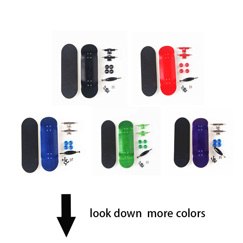 Canadisk ahorn sorte fingerboards træ finger skate boards nikkel bærende finger skateboard fødselsdag
