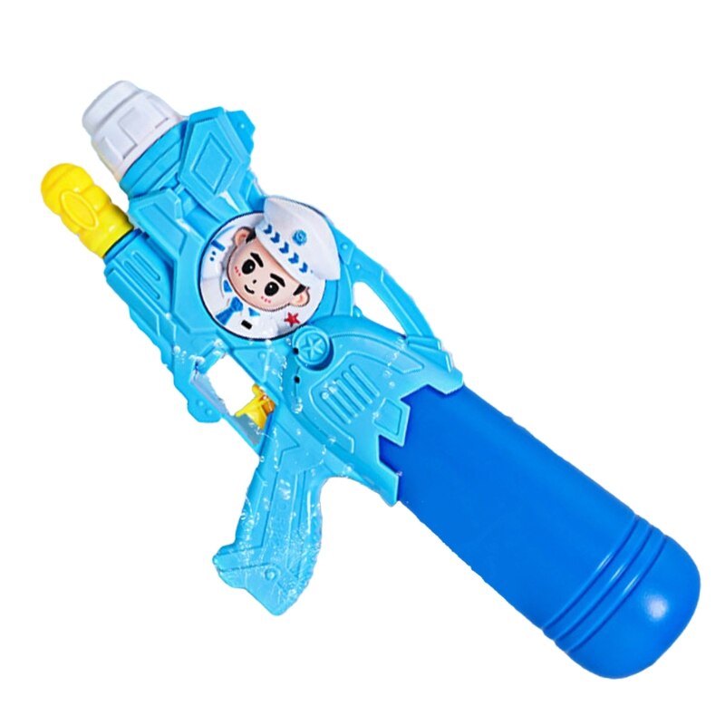 Pistole da battaglia ad acqua a spruzzo di grande capacità, spruzzatura a spruzzo estraibile per bambini Palying estivo per bambini: Blue