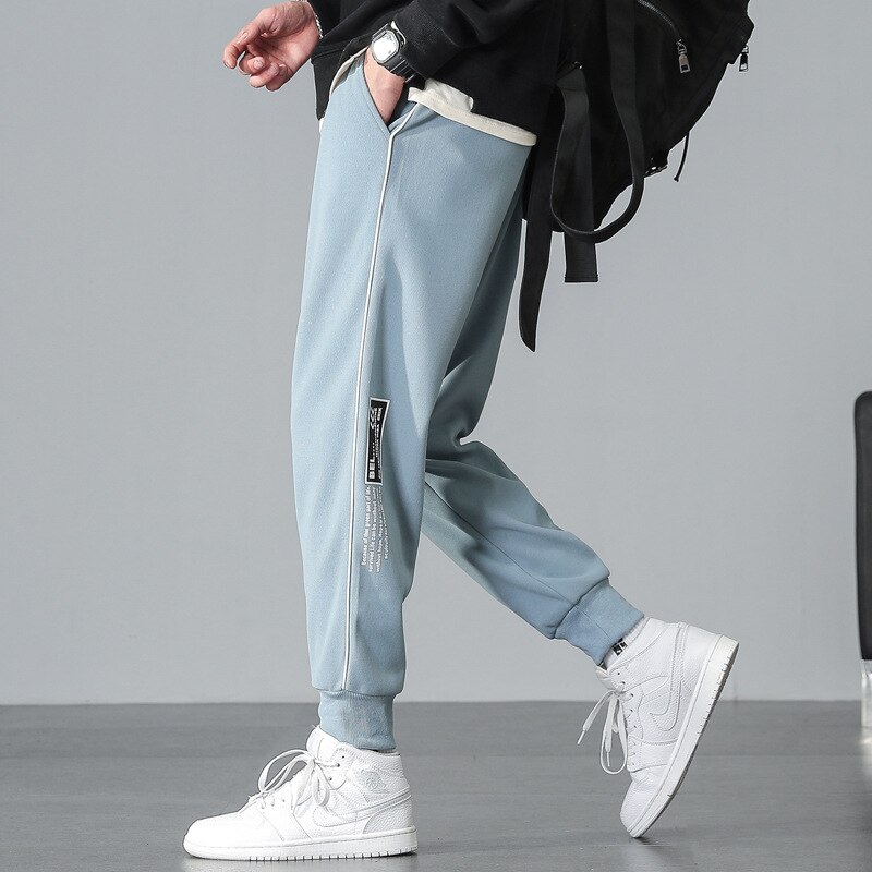 Lente En Herfst Mannen Casual Broek Corduroy Running Sport Fitness Training Losse Mannen Broek Joggingbroek Voor Mannen: C3 / L
