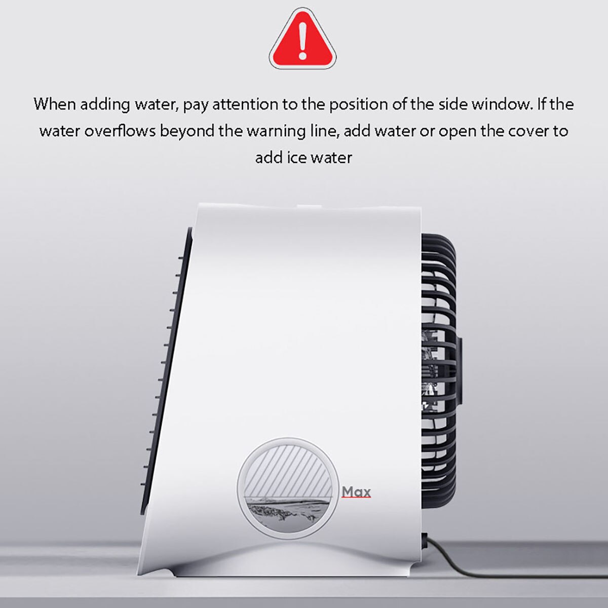 5V Home Mini Portable Air Conditioner 3 Colors Light Conditioning Humidifier Purifier USB Humidification Cooler with Water Tank