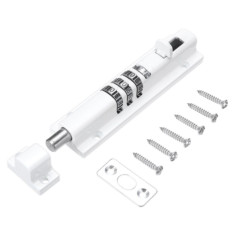 Digital Number Combination Slide Lock Keyless Password Combination Lock Door Locking Bolt For Home Furniture Door Hardware