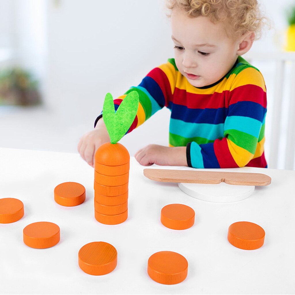 Kinderen Simulatie Radijs Vroeg Leren Groenten Cognitie Balanceren Fijne Motor Vaardigheid Educatief Ontwikkeling Speelgoed Voor Peuters