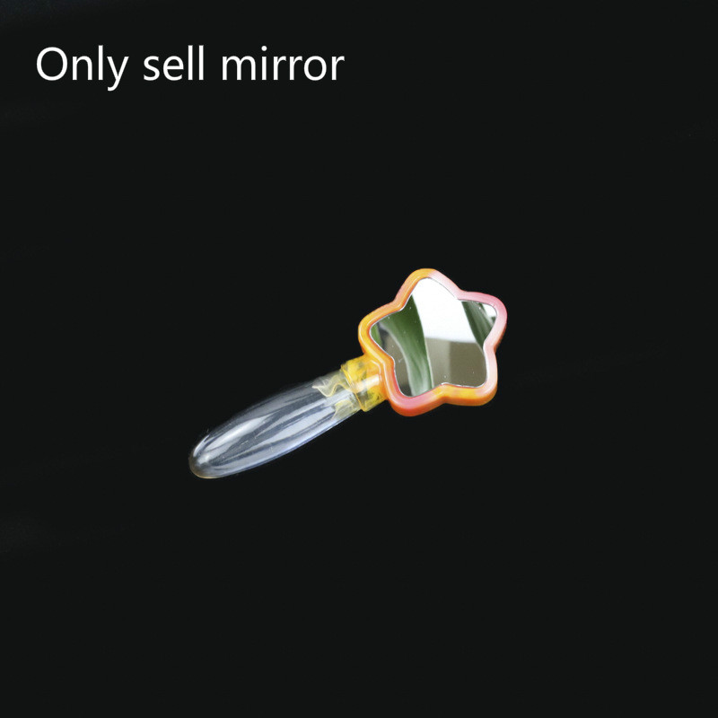 DIY Crystal Epoxy Different Shapes Small Magic Fairy Mirror Silicone Mold Handmade Table Set Toy Magic Wand: 3pcs star mirror