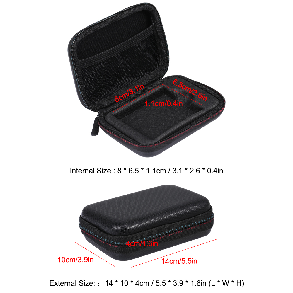Sac de rangement Portable pour Samsung T5 T3, étui de transport pour disque dur EVA, étui rigide et résistant aux chocs, sac de rangement Portable pour Samsung T5 T3 250/500G/1T/2T SSD