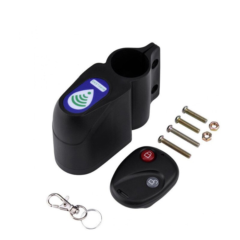 Wireless Alarm Lock Bicycle Bike Security System With Remote Control Anti-Theft Bicycle Accessories