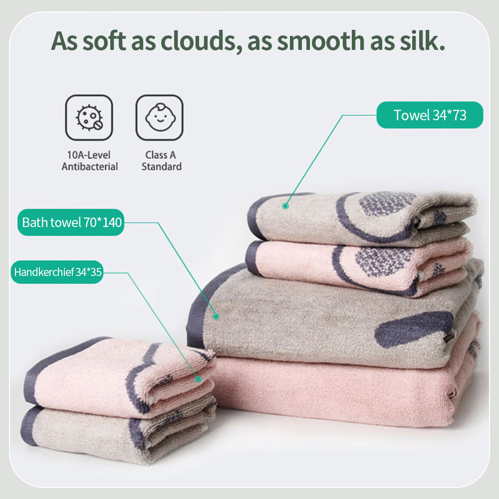 Serviettes en Fiber de bambou, motif ours mignon, serviette pour le visage, serviette de bain pour adultes, Super absorbante, séchage rapide, épaisse, utilisation en salle de bain