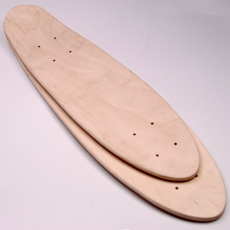 Maple Mini Cruiser Vis Skateboard Deck Professionele Vis Board Vier Wielen Enkele Rocker 7-Layer Diy Skate Board Deck