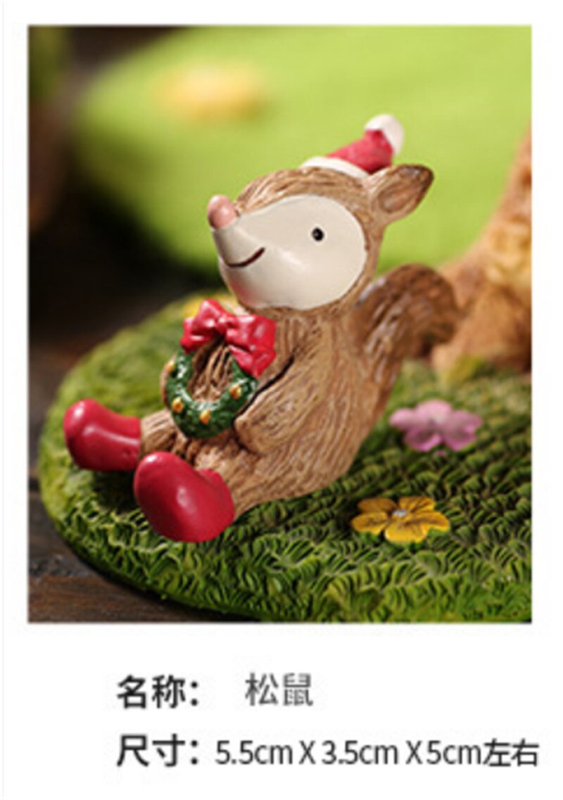 1pc akvaariokoristeet akvaariokoristeet hartsi joulukoristeet käsityöt lumiukko peura joulupukki eläinhahmo: 006