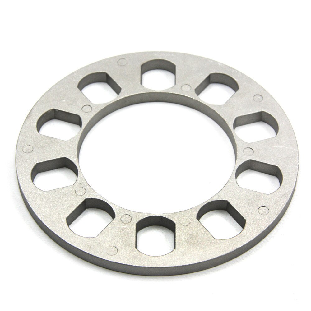 TIROL T12849b Universal Wheel Spacer 5 hole 8mm thick Aluminum Wheel adapter fit 5 lug 5X114.3 5X120 5X120.7 5X127