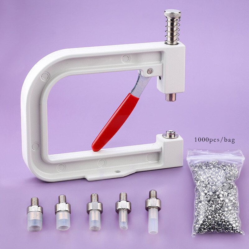 Remache de cuentas Manual para ropa de reparación Manual, herramientas de costura para prendas, Kit de suministros de decoración de ropa y abalorios