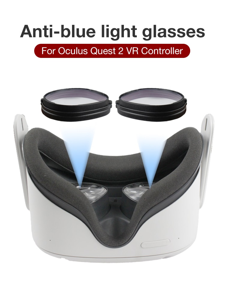 1Pair Black Eyeglass Magnetic Frame For Oculus Quest 2 VR Protection Oculus Quest 2 VR Glasses Accessories
