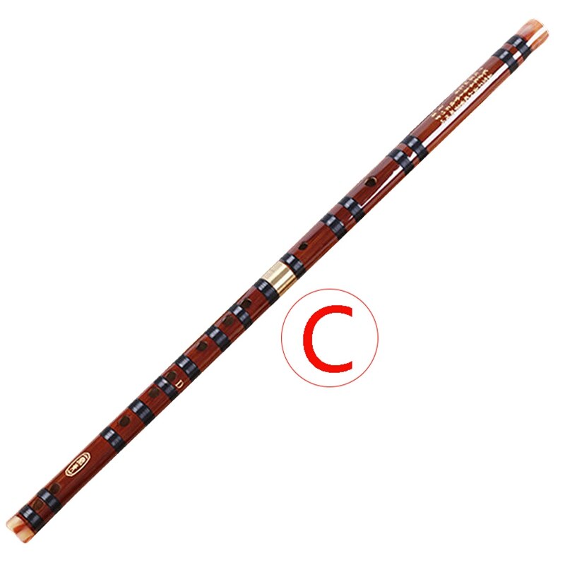 Bambusfløjte musikinstrumenter c nøgle kinesisk dizi tværgående