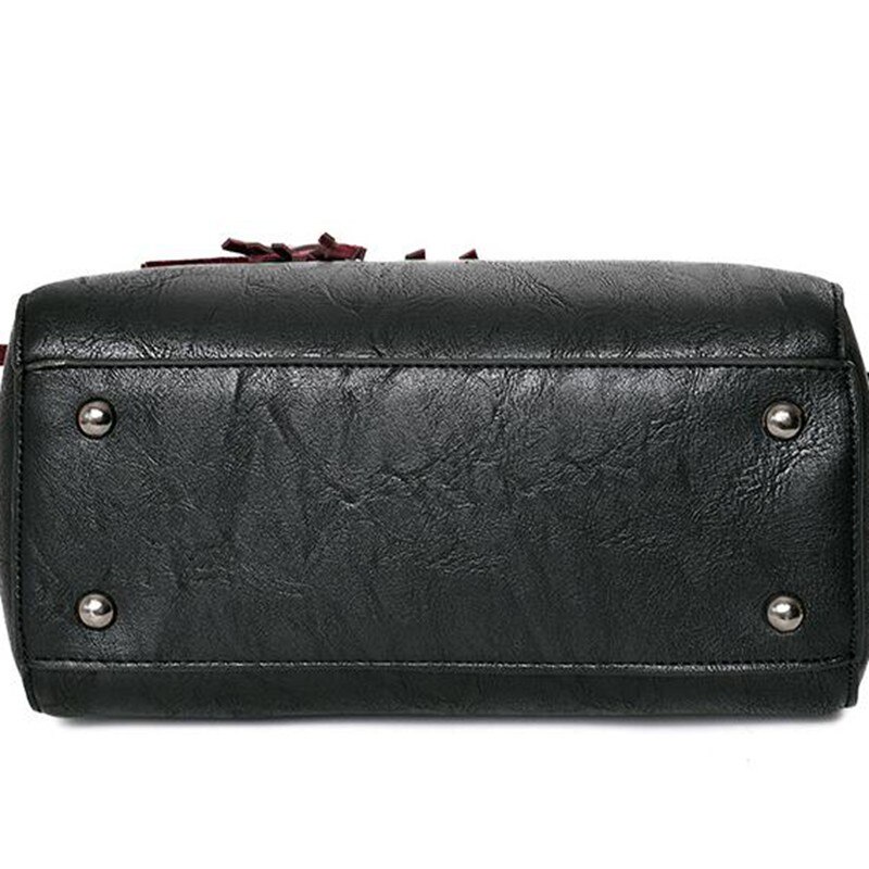 Dames handtassen met bontprint damestassen dames pu leren schoudertassen leuke tote bag bolsa  lb340