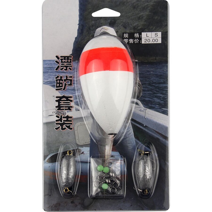 Flotteur de pêche en mer, avec pivot et plomb, accessoires, fournisseurs, grand et petit type, choisissez un ensemble