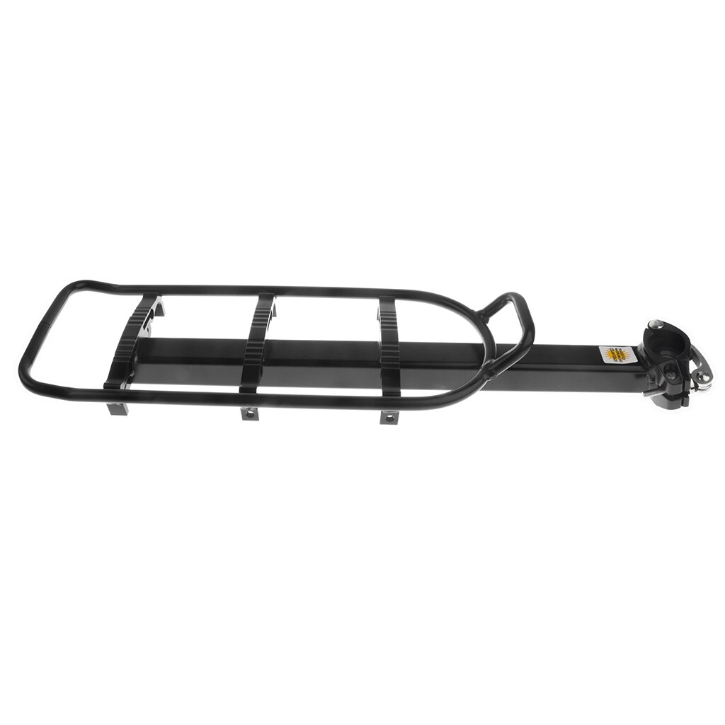 Fiets Bagagedrager Fiets Fietstas Rack Bagagedrager Plank Seat Mount Voor Racefiets Mountainbike Fiets Black Aluminium