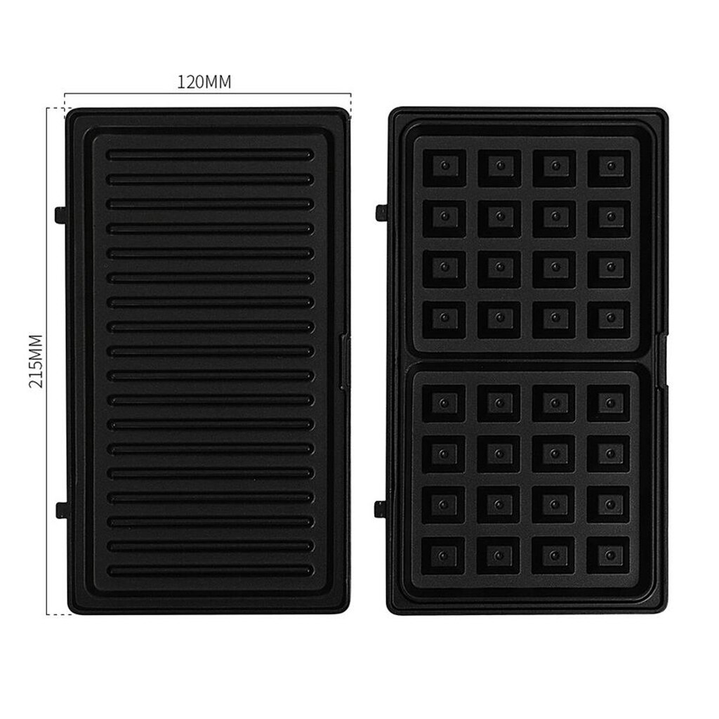 Mini Breakfast Sandwich Jaffle Maker Pressing Machine 800W Non Stick EU Plug