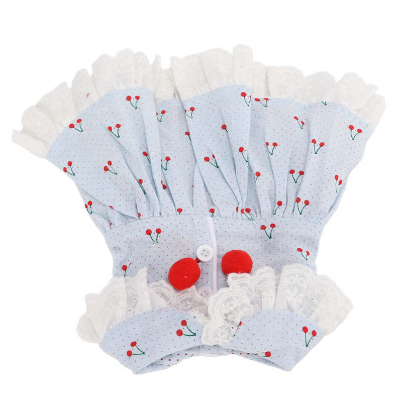 Rabbit Pet Clothes Cute Little Pet Cherry Dress for Festival Costume