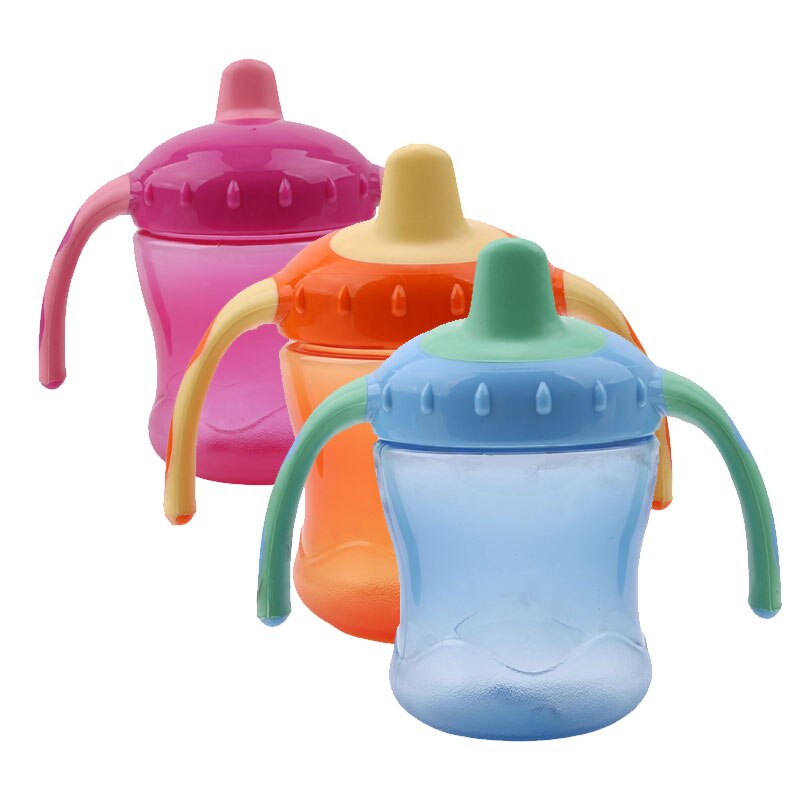 Nova boca macia duckbill sippy formação infantil mamadeiras de alimentação do bebê copos para bebês marca bebê garrafa de alimentação crianças garrafa de água