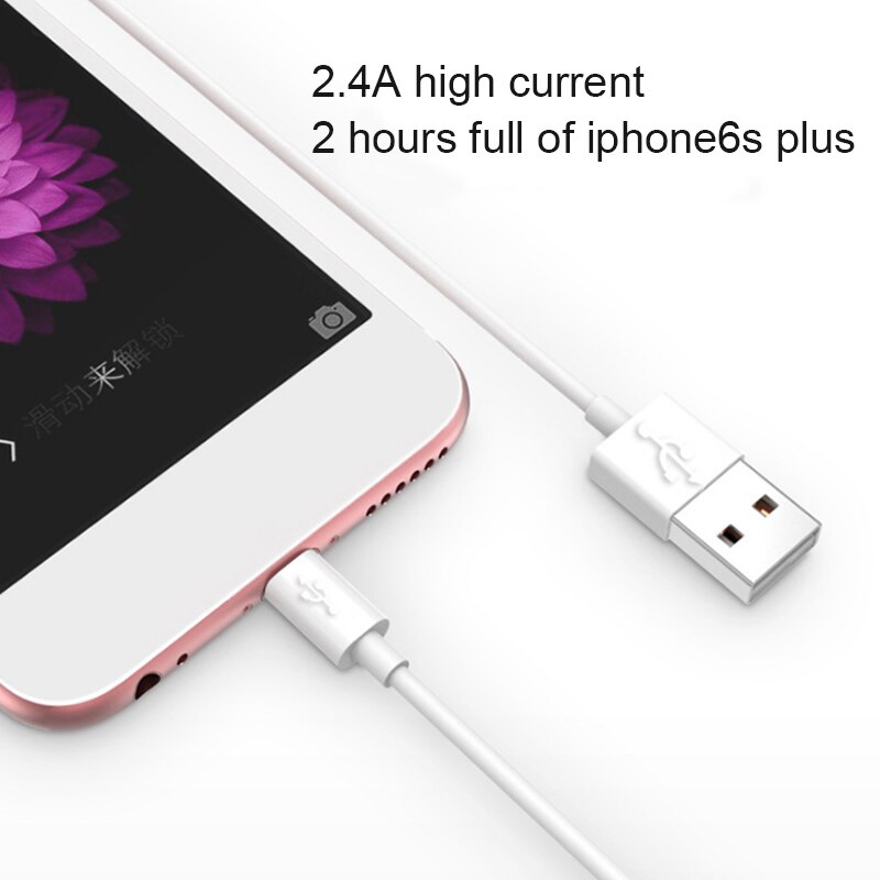 ! ACCEZZ USB Schnelle Ladung Datenkabel 8 Stift Beleuchtung Für iPhone X XS MAX XR 2,4 EINE synchronisieren Ladegerät Kabel 1M 3M Für iphone 8 7 6s Plus