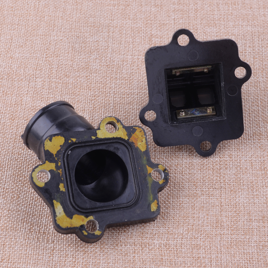 Funda Colector Admisión Carburador Para Scooter 2T | Compatible Piaggio SKR, Gilera Runner | Medidas 25mm Paso