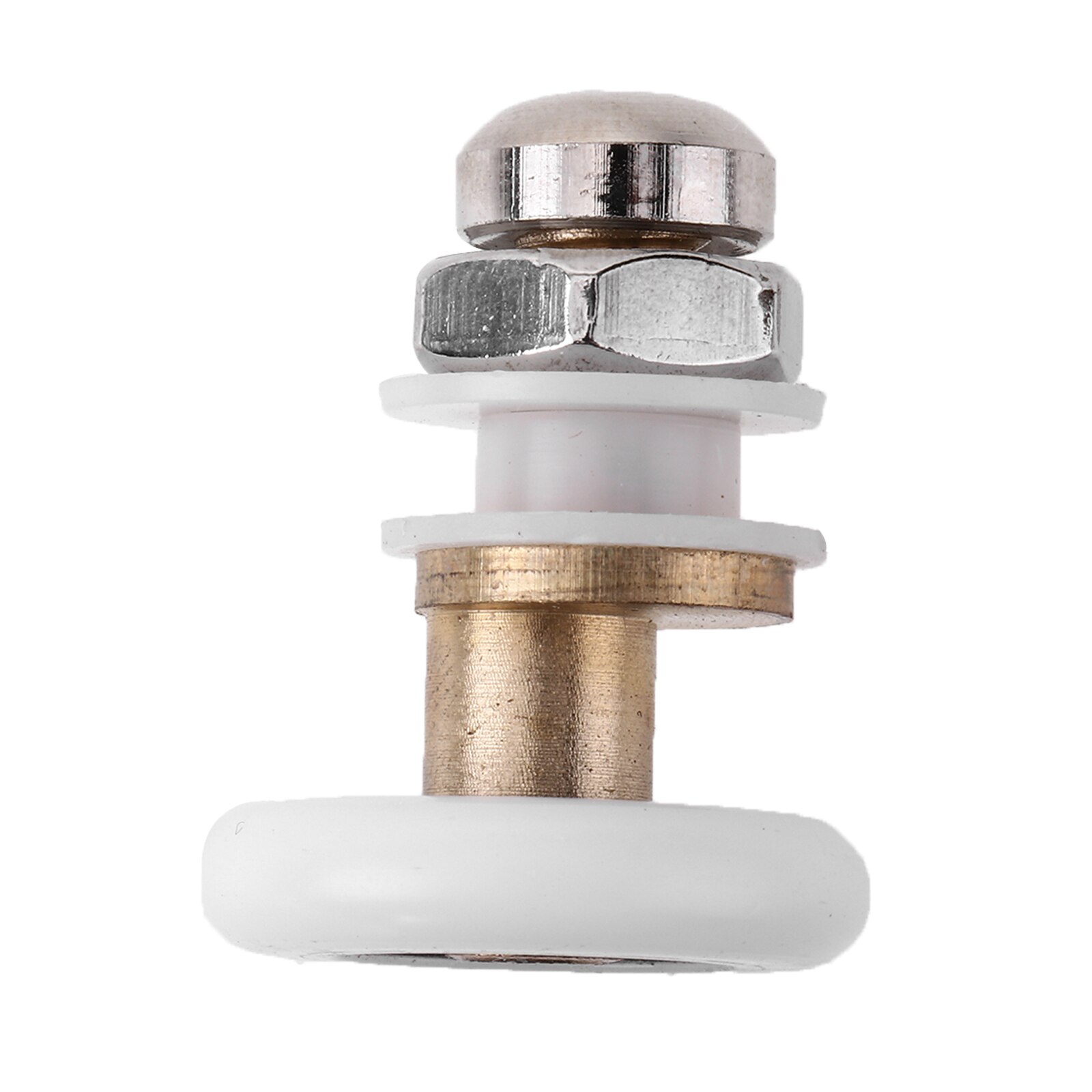 2 Glass Door Rollers Bathroom Shower Door Runners Pulleys Wardrobe Cabinet Wheels Durable Silent Sliding Casters Home Accessory