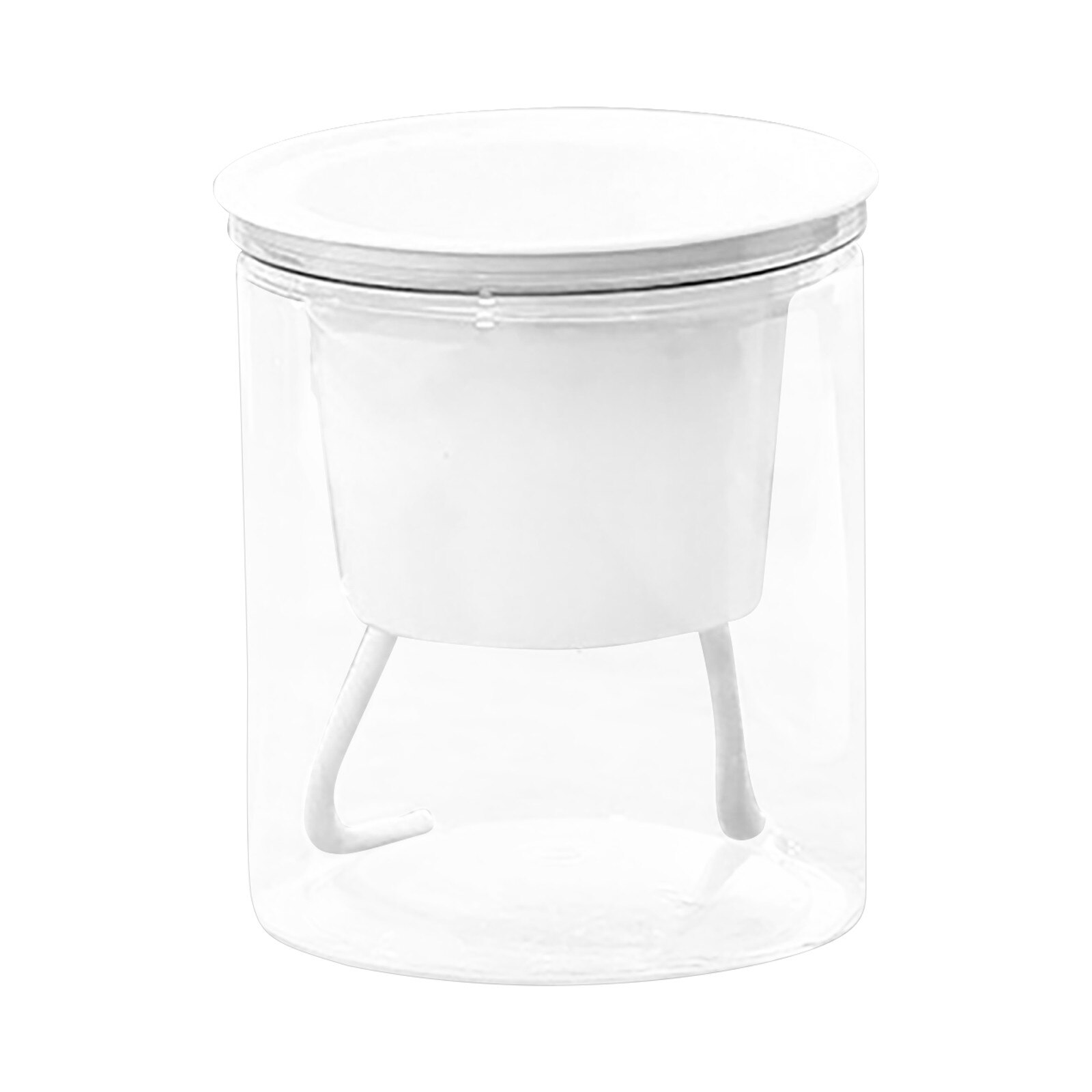 Automatic Water-absorbing Flower Pot Hydroponics Plastic Home Wall-mounted Potted Plant Bonsai Mini Garden Flower Pot