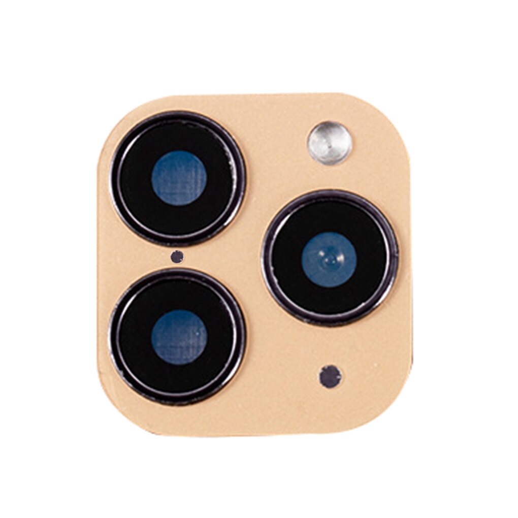 1/2 pcs Replacement For iPhone X/XS/XSMAX Alloy Modified for 11Pro 11 PRO MAX Cover Camera Change Sticker Camera Protective: EL1931-01B