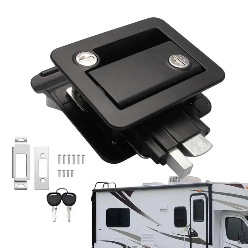 RV Lock All Metal Camper Door Lock Portable RV Ent... – Grandado