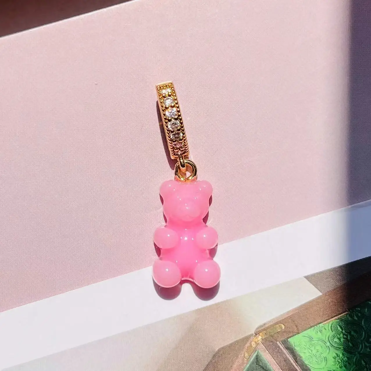 Kleurrijke hartvormige hanger met trendy engelse woorden, hars, liefdeshart, zirkonia bedeltje, sleutelbeenketting, halsketting voor vrouwen,  y2k sieraden