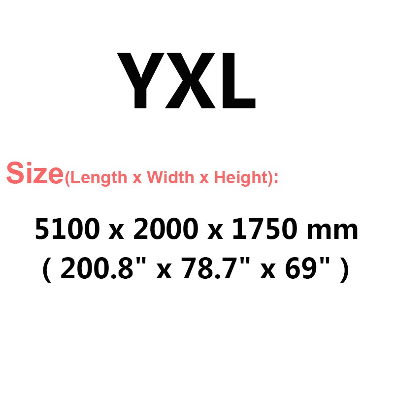 Buildreamen2 Car Cover Sun Snow Rain Dust Protection Cover Waterproof For Ford Everest Expedition Edge Galaxy Windstar Freestar: YXL