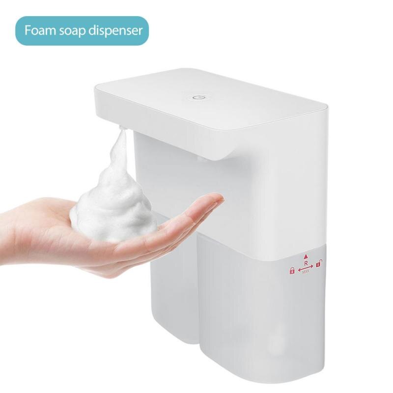 Double Hole Intelligent Sensor Soap Dispenser Wall-mounted Foam Washing Phone Automatic Liquid Soap Dispenser: Double-cell foam