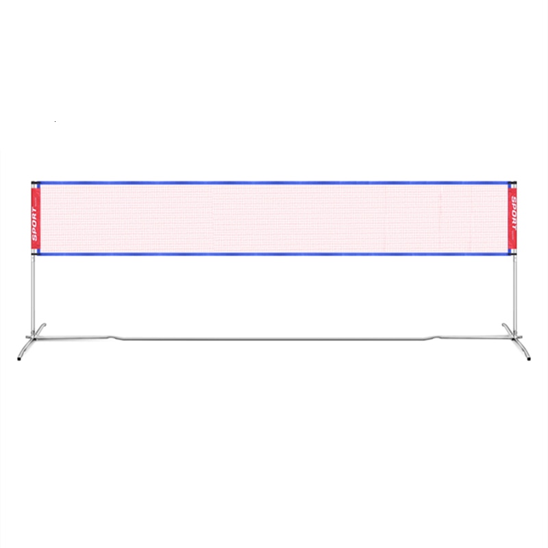 Rede portátil para badminton, sem moldura, 3.1m-6.1m, malha quadrada para treinamento, rede de badminton