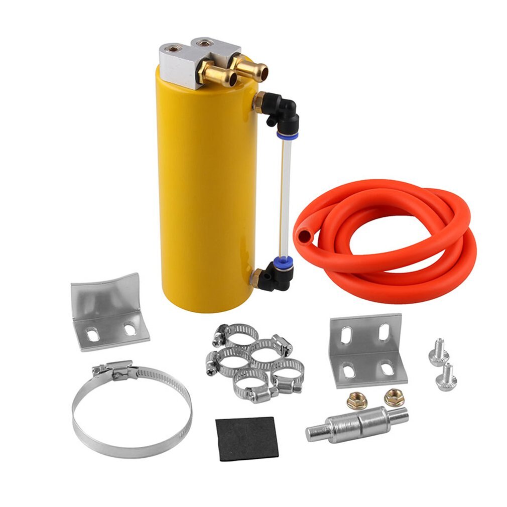 Car oil can 350ml breathable oil can oil recovery pot waste recycling pot: gold