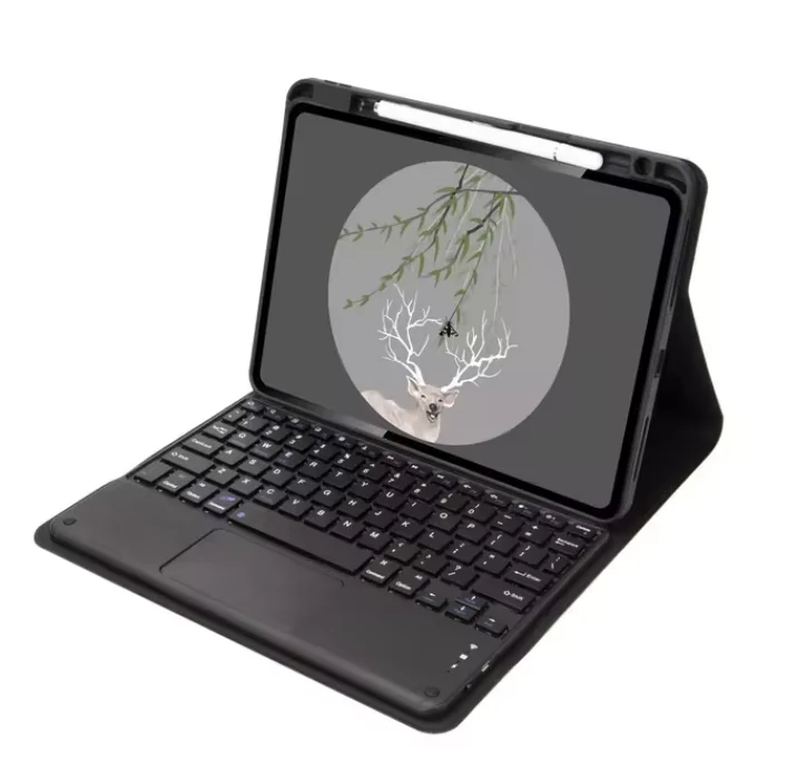 Funda hoesje voor huawei matepad 11.5 , s hoesje, tgr -w09 trackpad-toetsenbordhoes voor matepad 11.5s, russisch, spaans, portugees: Elf / Zwart