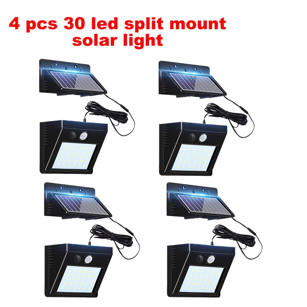 1/4pcs LED Garden Lights Solar Lawn Lamps Night Lights Solar-Powered Lawn Lamp Home Garden Solar Lamps indoor h: YX03-30-3M-S-2.5M-4