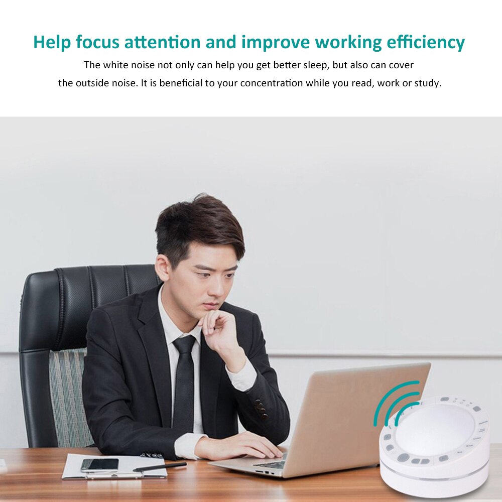 White Noise Sleep Therapy Device Sound Relaxation Machine Sleeping Helper Insomnia Physiotherapy Instrument Sleep Helper