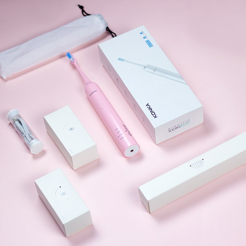 KONKA Electric toothbrush Soft hair Adult sonic vibrating toothbrush Automatic smart toothbrush Body washing toothbrush
