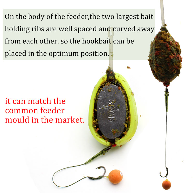 Method Feeder Fishing Carp Feeder Bait Cage Round Square for Maggot Groundbait Carp Coarse Match Tackle Equipment
